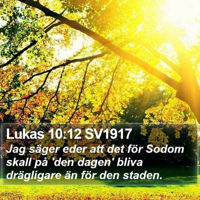 Lukas 10:12 SV1917 Bible Verse Image