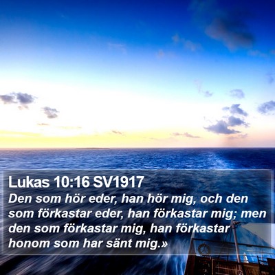 Lukas 10:16 SV1917 Bible Verse Image