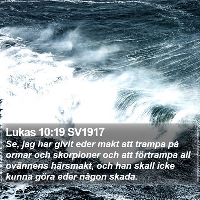 Lukas 10:19 SV1917 Bible Verse Image
