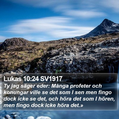 Lukas 10:24 SV1917 Bible Verse Image