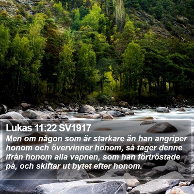 Lukas 11:22 SV1917 Bible Verse Image