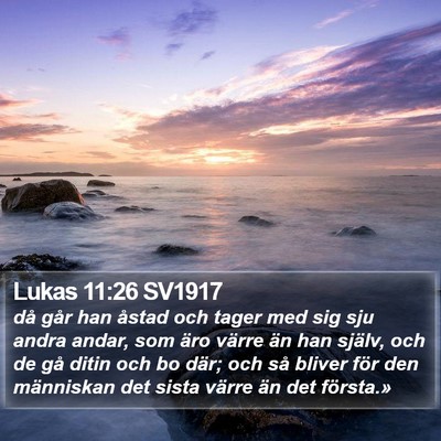 Lukas 11:26 SV1917 Bible Verse Image