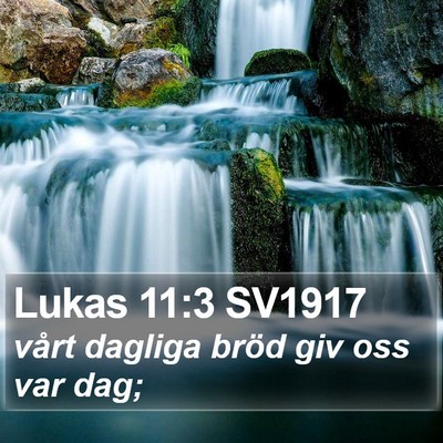 Lukas 11:3 SV1917 Bible Verse Image