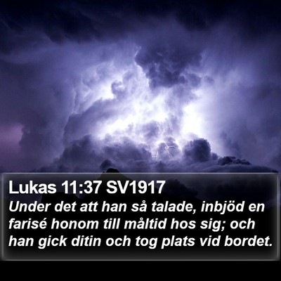 Lukas 11:37 SV1917 Bible Verse Image