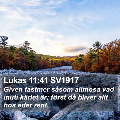 Lukas 11:41 SV1917 Bible Verse Image