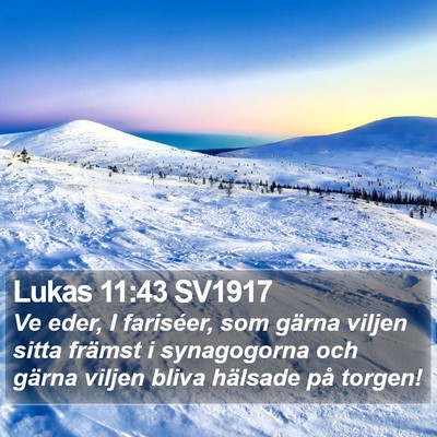 Lukas 11:43 SV1917 Bible Verse Image