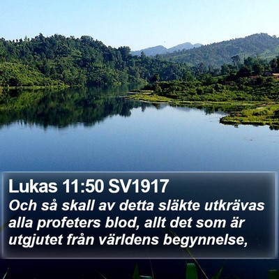 Lukas 11:50 SV1917 Bible Verse Image