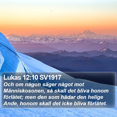 Lukas 12:10 SV1917 Bible Verse Image