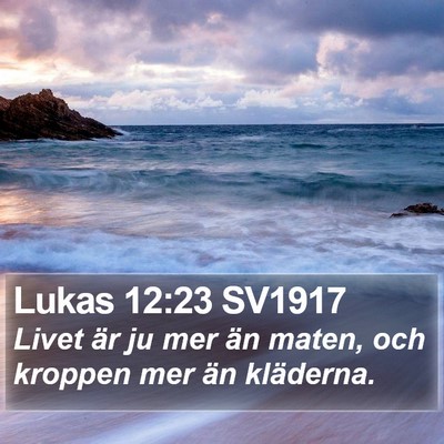 Lukas 12:23 SV1917 Bible Verse Image