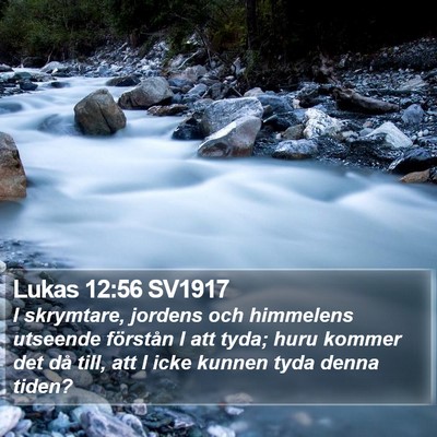 Lukas 12:56 SV1917 Bible Verse Image