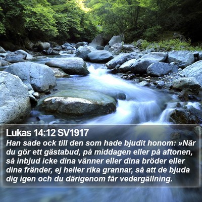 Lukas 14:12 SV1917 Bible Verse Image