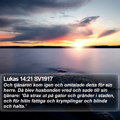 Lukas 14:21 SV1917 Bible Verse Image
