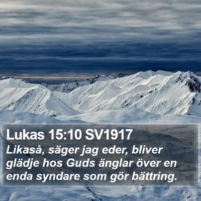 Lukas 15:10 SV1917 Bible Verse Image