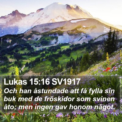 Lukas 15:16 SV1917 Bible Verse Image