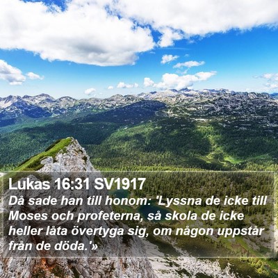 Lukas 16:31 SV1917 Bible Verse Image