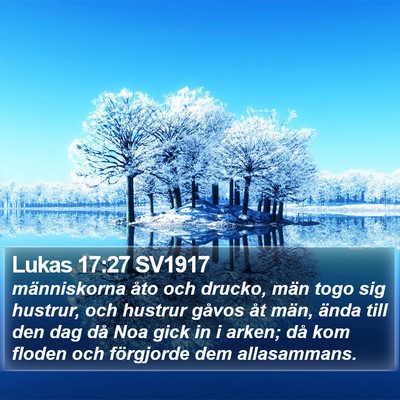 Lukas 17:27 SV1917 Bible Verse Image