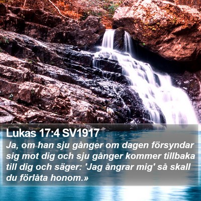Lukas 17:4 SV1917 Bible Verse Image