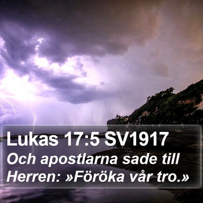 Lukas 17:5 SV1917 Bible Verse Image