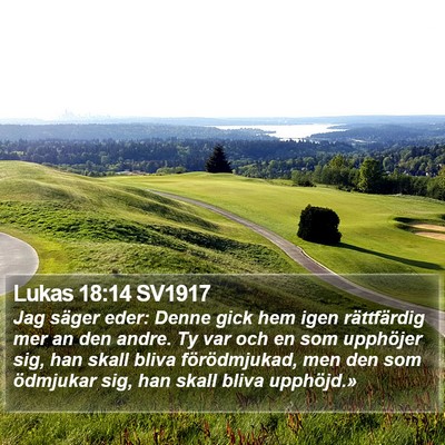 Lukas 18:14 SV1917 Bible Verse Image