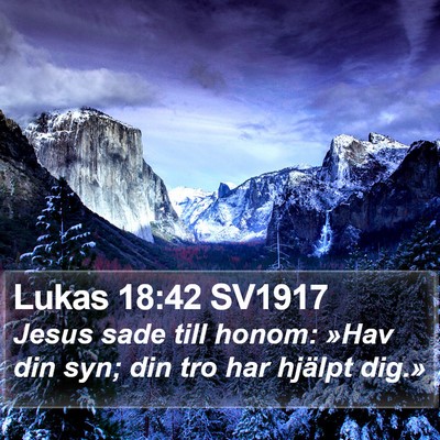 Lukas 18:42 SV1917 Bible Verse Image