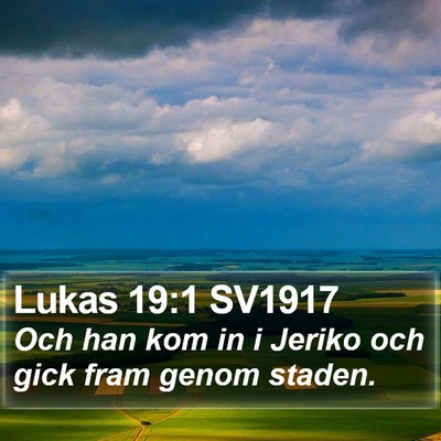 Lukas 19:1 SV1917 Bible Verse Image