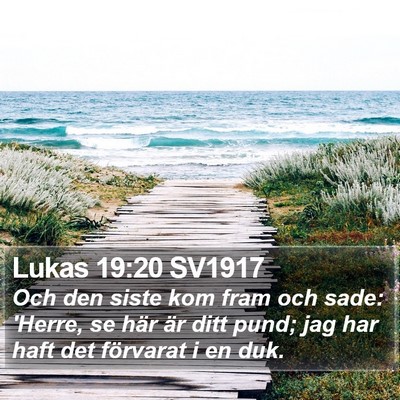 Lukas 19:20 SV1917 Bible Verse Image