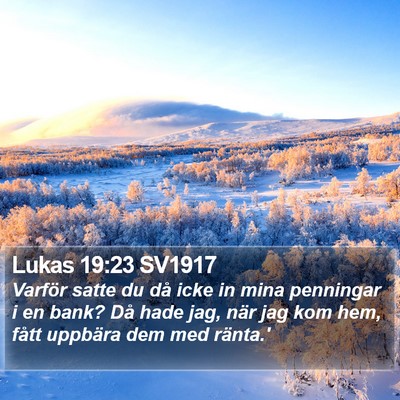 Lukas 19:23 SV1917 Bible Verse Image