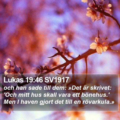 Lukas 19:46 SV1917 Bible Verse Image
