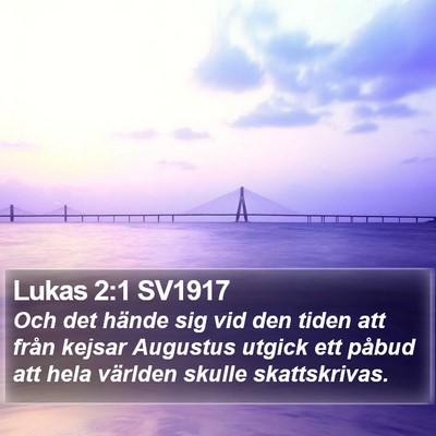 Lukas 2:1 SV1917 Bible Verse Image