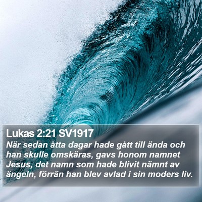 Lukas 2:21 SV1917 Bible Verse Image