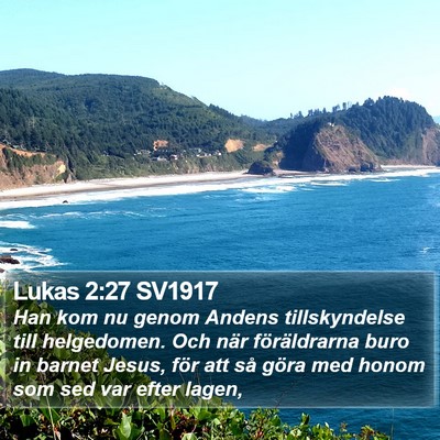 Lukas 2:27 SV1917 Bible Verse Image