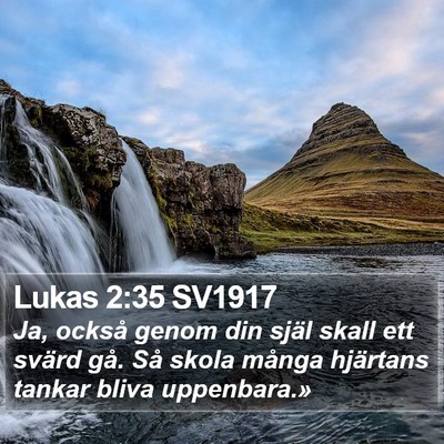 Lukas 2:35 SV1917 Bible Verse Image