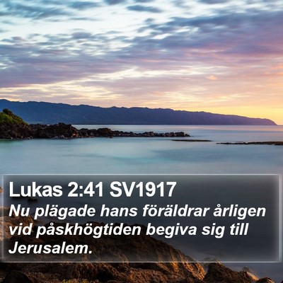 Lukas 2:41 SV1917 Bible Verse Image
