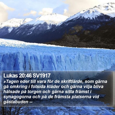 Lukas 20:46 SV1917 Bible Verse Image