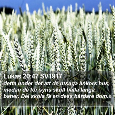Lukas 20:47 SV1917 Bible Verse Image