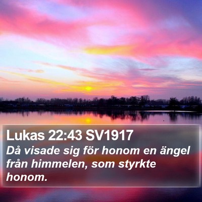 Lukas 22:43 SV1917 Bible Verse Image