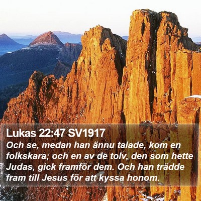 Lukas 22:47 SV1917 Bible Verse Image