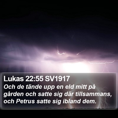 Lukas 22:55 SV1917 Bible Verse Image