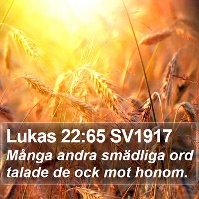 Lukas 22:65 SV1917 Bible Verse Image