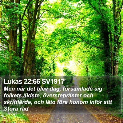 Lukas 22:66 SV1917 Bible Verse Image