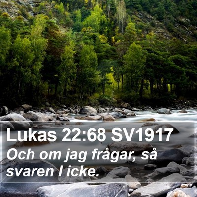 Lukas 22:68 SV1917 Bible Verse Image