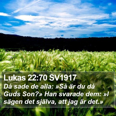 Lukas 22:70 SV1917 Bible Verse Image