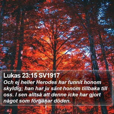 Lukas 23:15 SV1917 Bible Verse Image