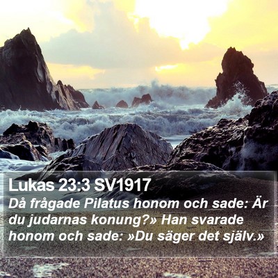 Lukas 23:3 SV1917 Bible Verse Image