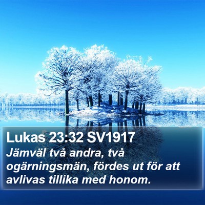 Lukas 23:32 SV1917 Bible Verse Image