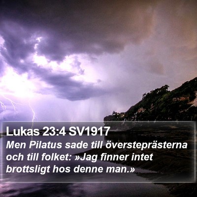 Lukas 23:4 SV1917 Bible Verse Image