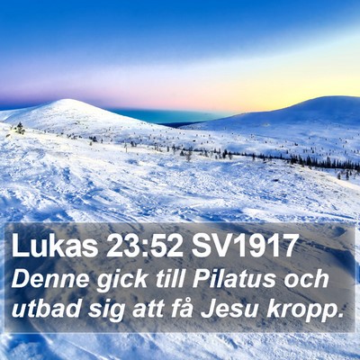 Lukas 23:52 SV1917 Bible Verse Image