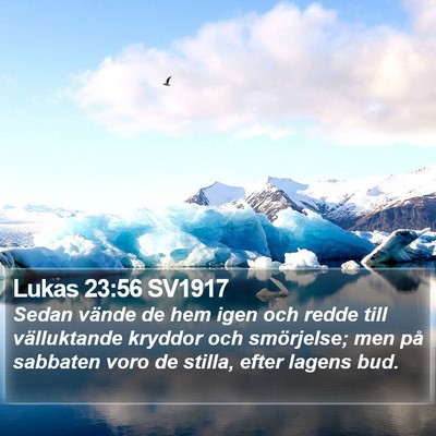 Lukas 23:56 SV1917 Bible Verse Image