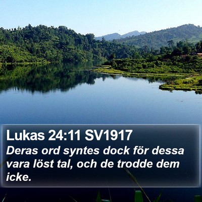Lukas 24:11 SV1917 Bible Verse Image