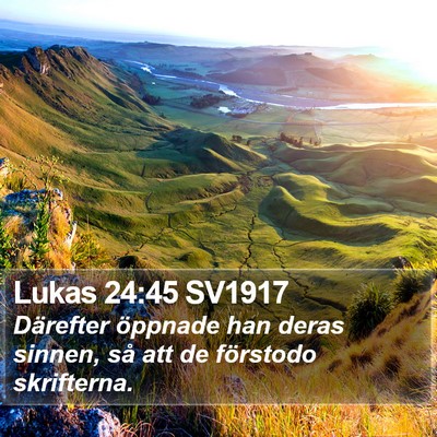 Lukas 24:45 SV1917 Bible Verse Image